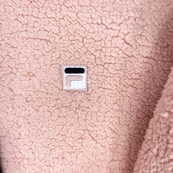 Fila | Women’s Fleece Pink Sweatshirt SIZE L - Picture 6 of 9